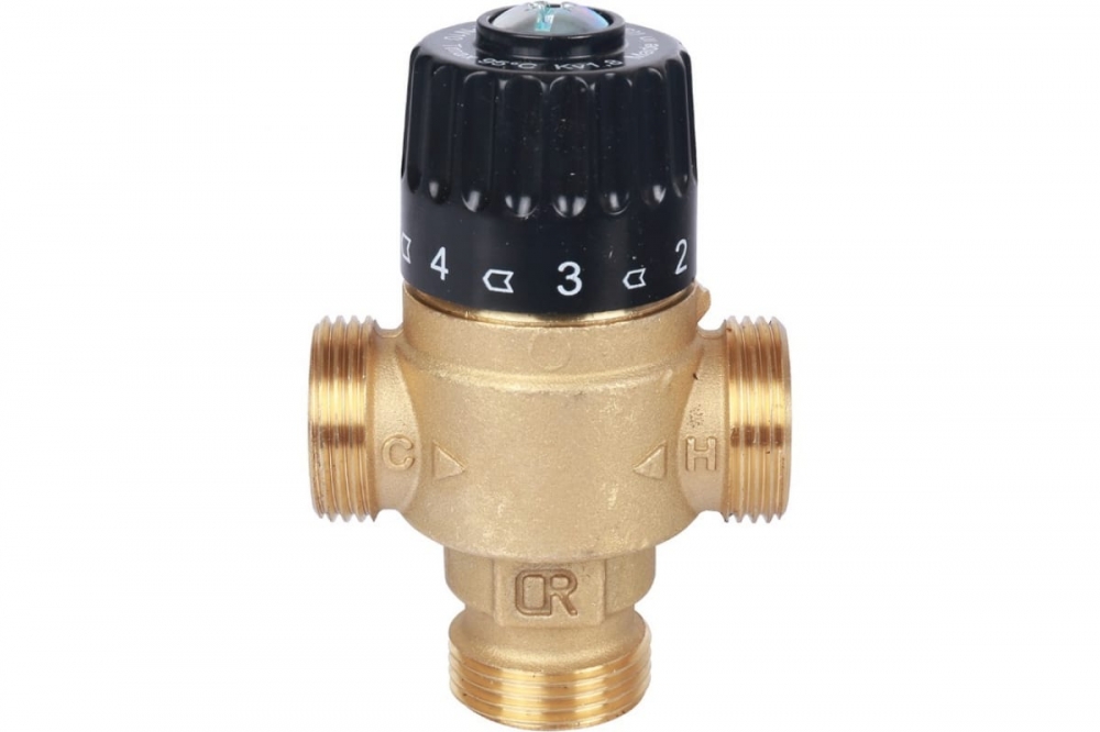 Термостатический смесительный клапан для систем отопления и ГВС 3/4 НР 30-65 С KV 2,3 STOUT